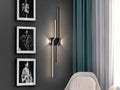 ZIGZAG - BLACK WALL LAMP 4L