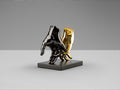 MANOS - FIGURINE - GREY/GOLD