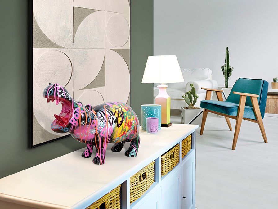 HIPPO - FIGURE. GRAFFITI DECO