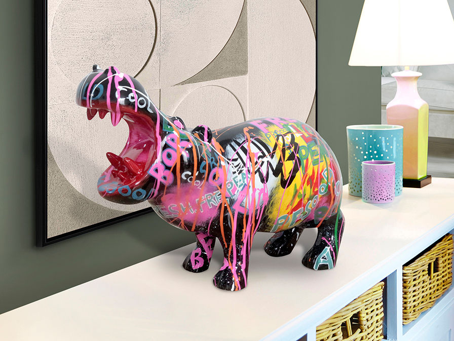 HIPPO - FIGURE. GRAFFITI DECO