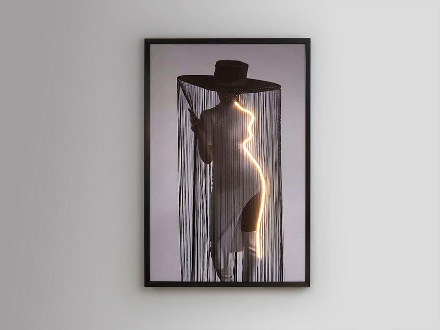DIVA - LED LIGHT ART 80x120