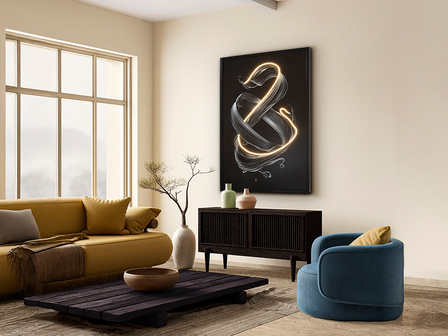 CINETIC - LED LIGHT ART 80x120