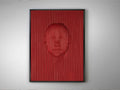 RED FACE - BAS-RELIEF 90x120