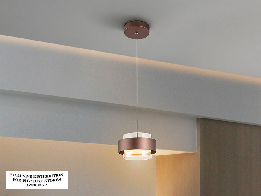 NATURE - LAMP 1L DARK BRONZE