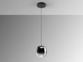 Schuller Lighting Onice 1 Light Pendant Lamp Black Smoke 314107