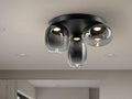ONICE - CEILING LAMP 3L BLACK-SMOKE