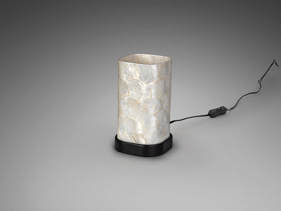 NAKAR - TABLE LAMP 1L NACRE/BLACK