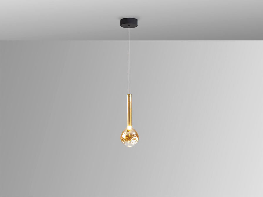 Essenza - Lamp 1L - Black - Golden
