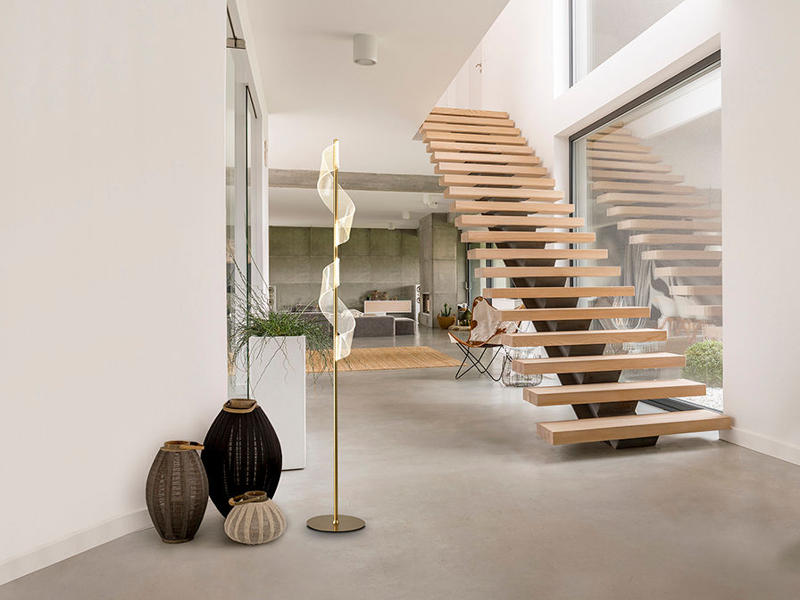 VELAS- FLOOR LAMP, LED, GOLD