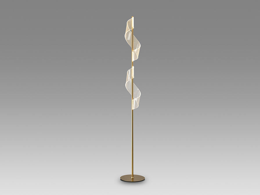 VELAS- FLOOR LAMP, LED, GOLD
