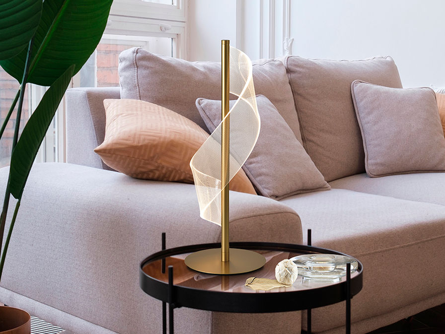 VELAS- TABLE LAMP, LED, GOLD