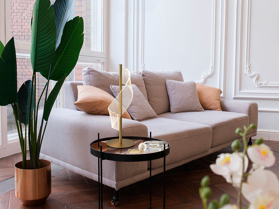 VELAS- TABLE LAMP, LED, GOLD