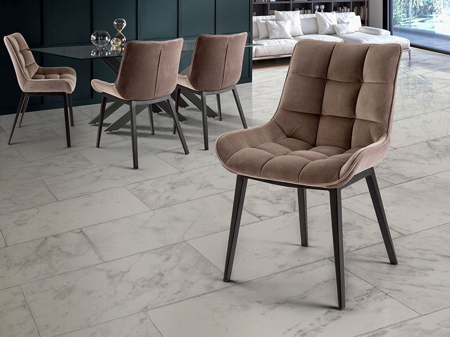 ·DEVANY· ARMCHAIR, BLACK/STONE