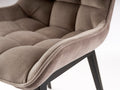 ·DEVANY· ARMCHAIR, BLACK/STONE