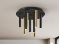 ·VARAS· CEILING LAMP GOLD/BLACK 9L