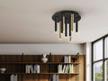·VARAS· CEILING LAMP GOLD/BLACK 9L