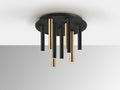 ·VARAS· CEILING LAMP GOLD/BLACK 9L