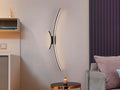 CURVES - BLACK WALL LAMP 2L