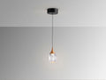 CORINA - LAMP 1L BLACK-COPPER