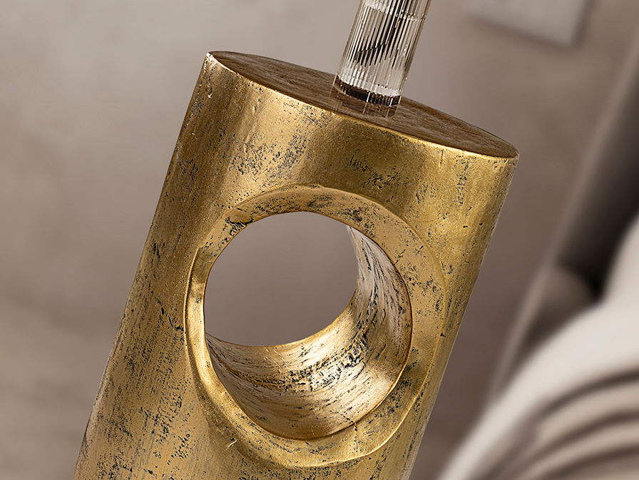 Hole - Golden Side Table