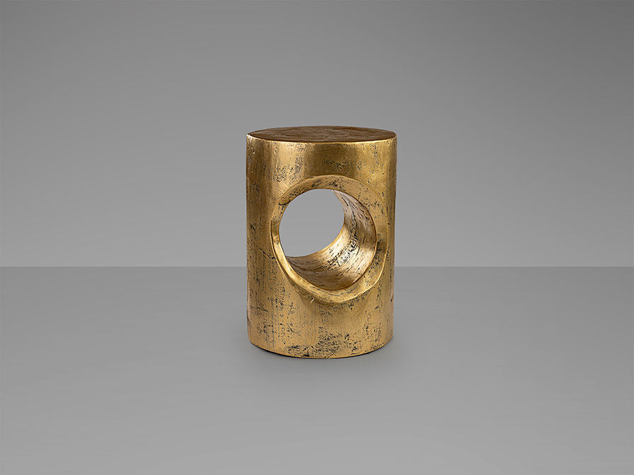 Hole - Golden Side Table