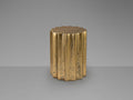 Estriada Golden Side Table