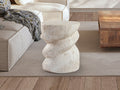 SALOMON - WHITE SIDE TABLE