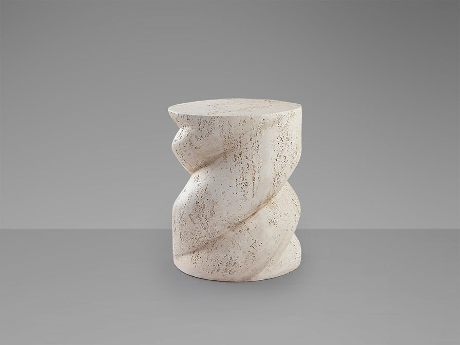 SALOMON - WHITE SIDE TABLE