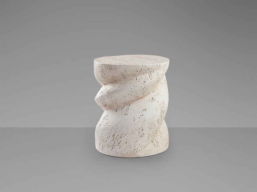 SALOMON - WHITE SIDE TABLE