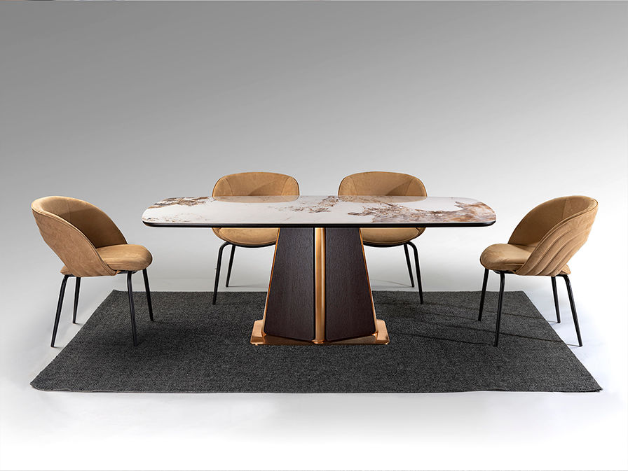 Luca 200 Dining Table in Dark Oak