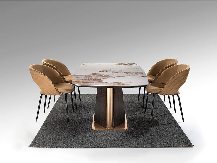 Luca 200 Dining Table in Dark Oak