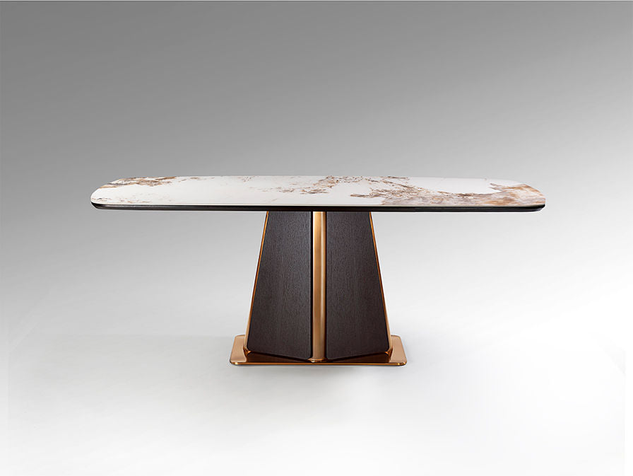 Luca 200 Dining Table in Dark Oak