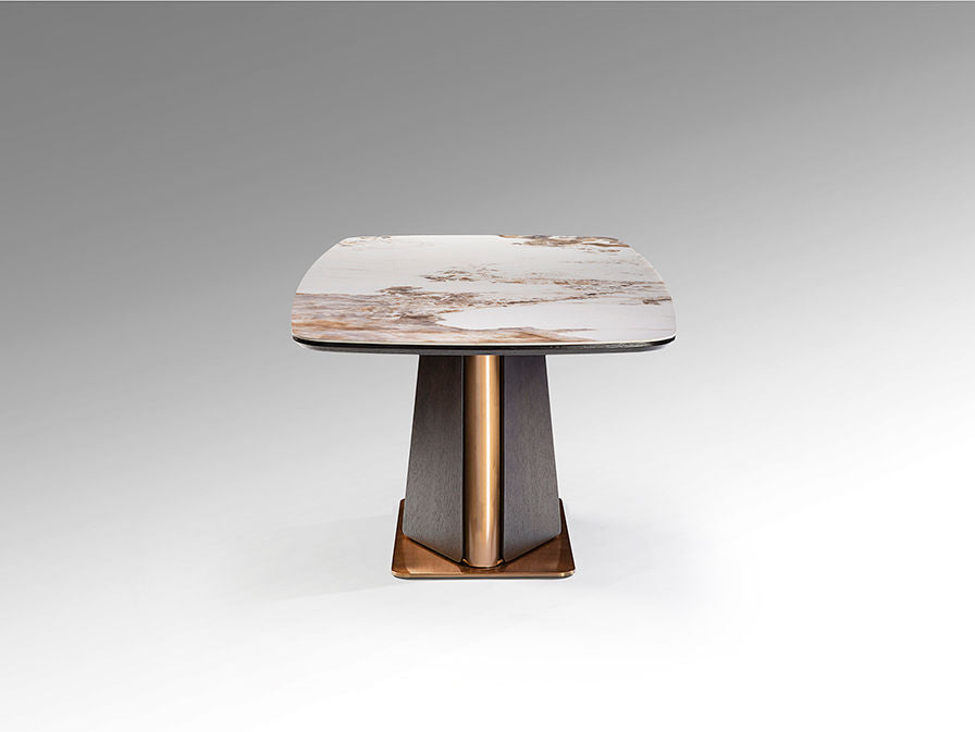 Luca 200 Dining Table in Dark Oak