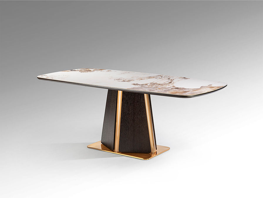 Luca 200 Dining Table in Dark Oak