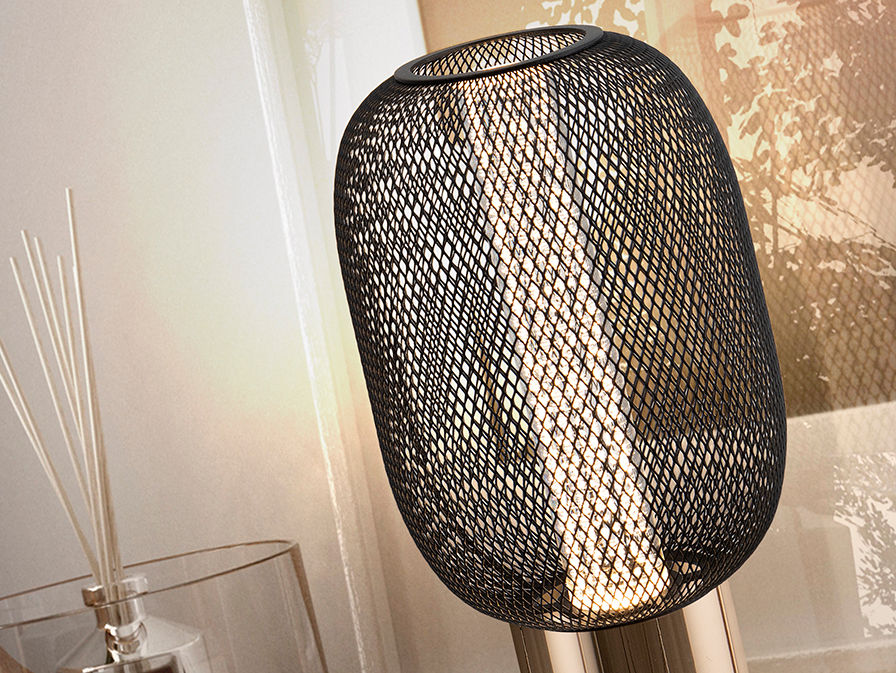 ·MICRON· TABLE LAMP, 1L., GOLD/BLACK