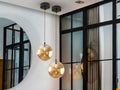·DARK· LAMP 1L 20D, BLACK-BRASS