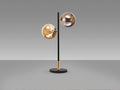 DARK - BLACK-BRASS TABLE LAMP 2L
