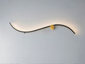SILOE - BLACK-GOLD WALL LAMP