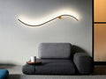 SILOE - BLACK-GOLD WALL LAMP