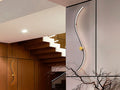 SILOE - BLACK-GOLD WALL LAMP