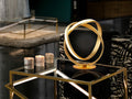 ·LAZAS· TABLE LAMP, GOLD LEAVES Ø30