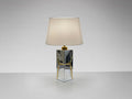 OCEAN - TABLE LAMP 1L CHROME-GOLD LEAVES