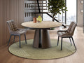 SAMARA - DINING TABLE - TRAVERTINE/BROWN