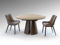 SAMARA - DINING TABLE - TRAVERTINE/BROWN