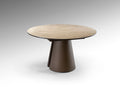 SAMARA - DINING TABLE - TRAVERTINE/BROWN