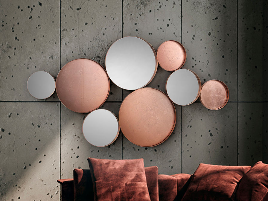 MALMO - ROSE GOLD MIRROR 165x90