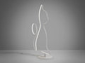 CAT - WHITE FLOOR LAMP