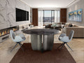 NIGHT - DINING TABLE 150D - LEAD