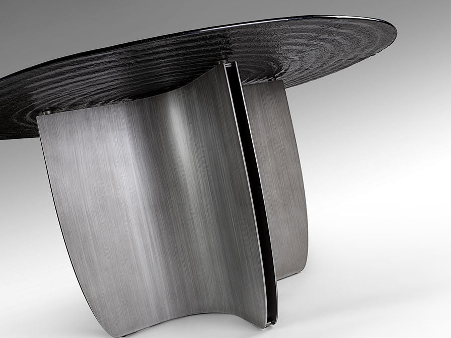 NIGHT - DINING TABLE 150D - LEAD