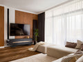 LUCA - TV CABINET DARK OAK